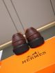 Hermes Red Calfskin Leather Man Shoes 061003 (5)_th.jpg